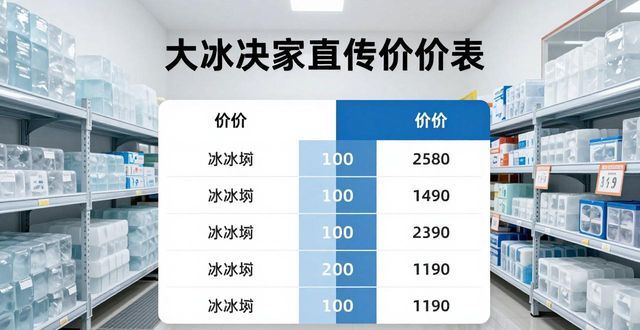 大冰块批发厂家怎么选？沈阳直供渠道靠谱吗