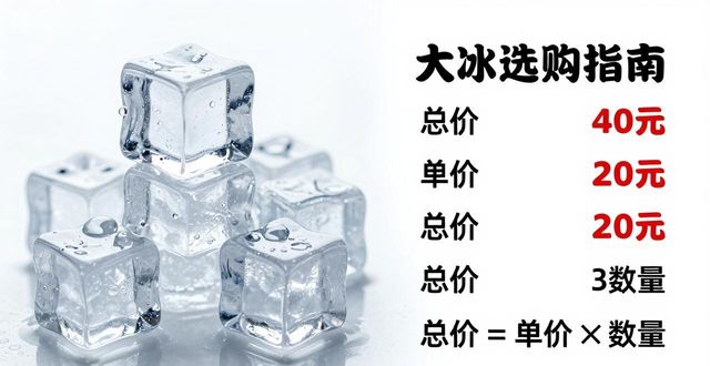 大冰块价格到底怎么算？沈阳冰块选购指南