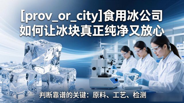沈阳食用冰公司如何让冰块真正纯净又放心